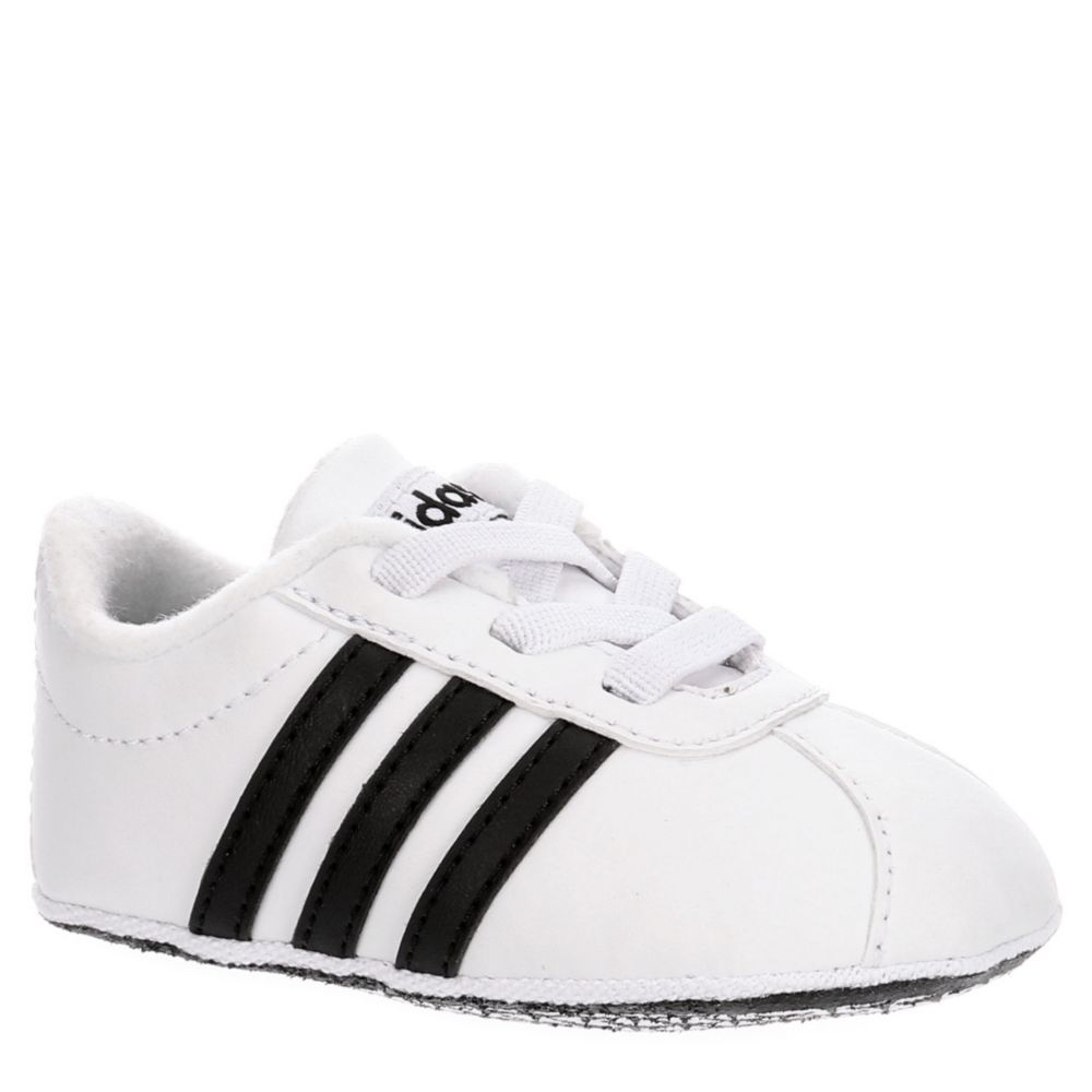 baby boy white adidas trainers