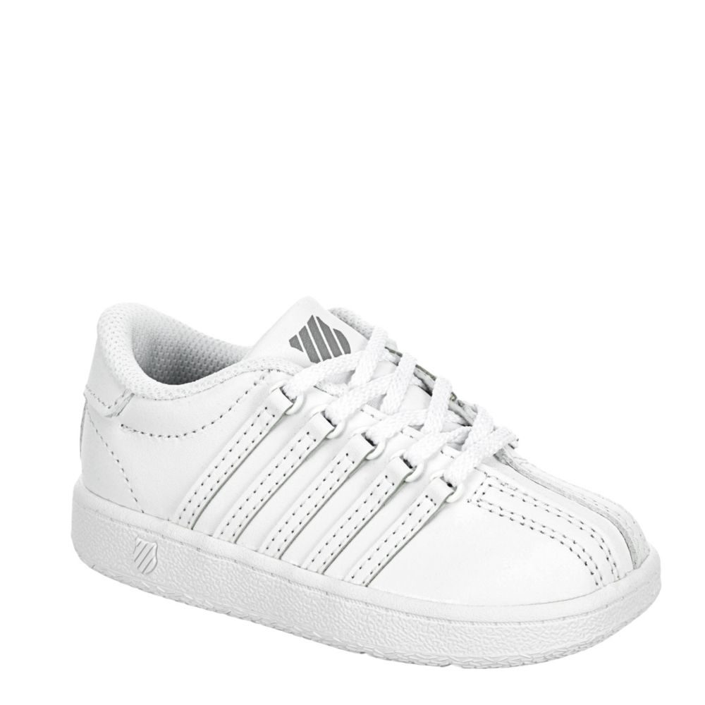 all white k swiss sneakers