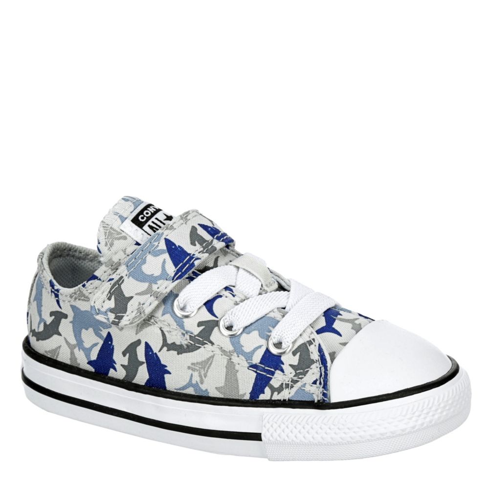 boys white velcro converse