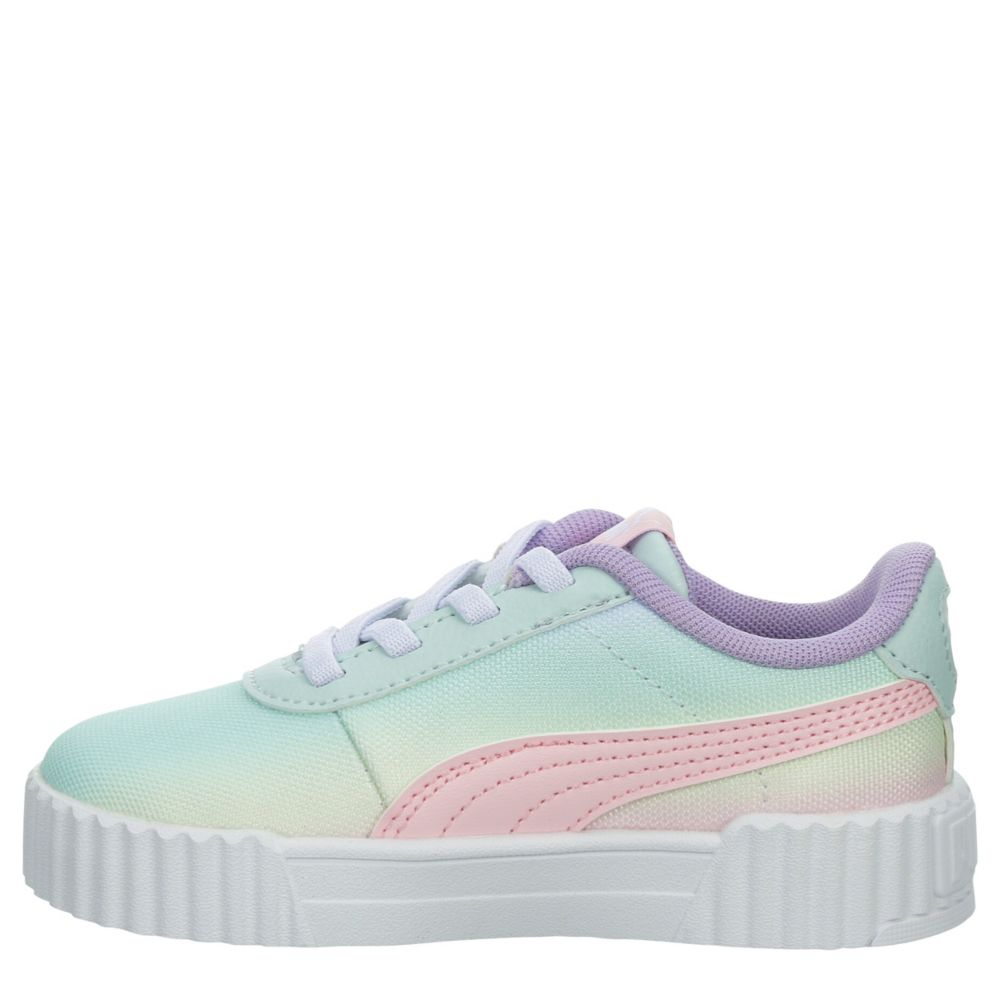 PUMA GIRLS TODDLER CARINA 3.0 SNEAKER - MULTICOLOR