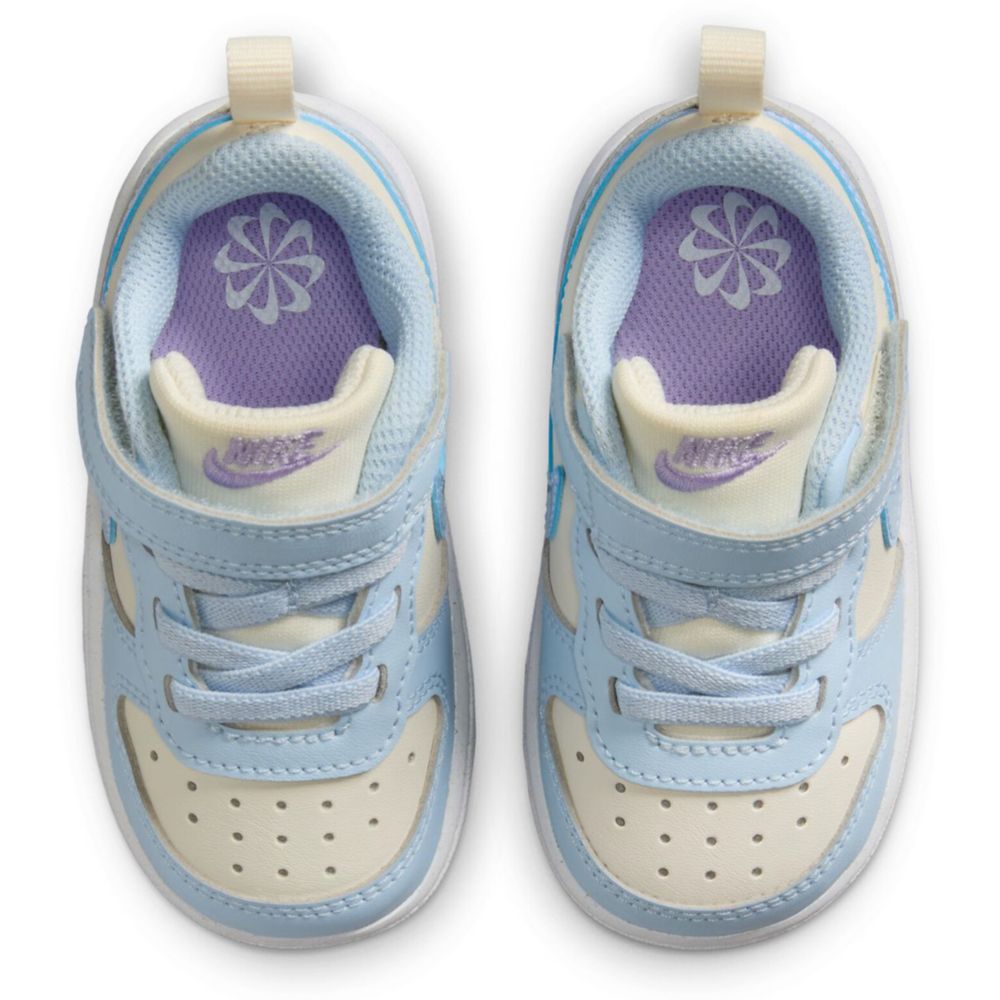 NIKE GIRLS INFANT-TODDLER COURT BOROUGH LOW RECRAFT SNEAKER - WHITE