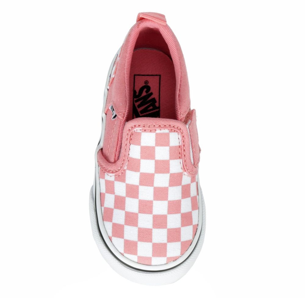 infant pink checkered vans