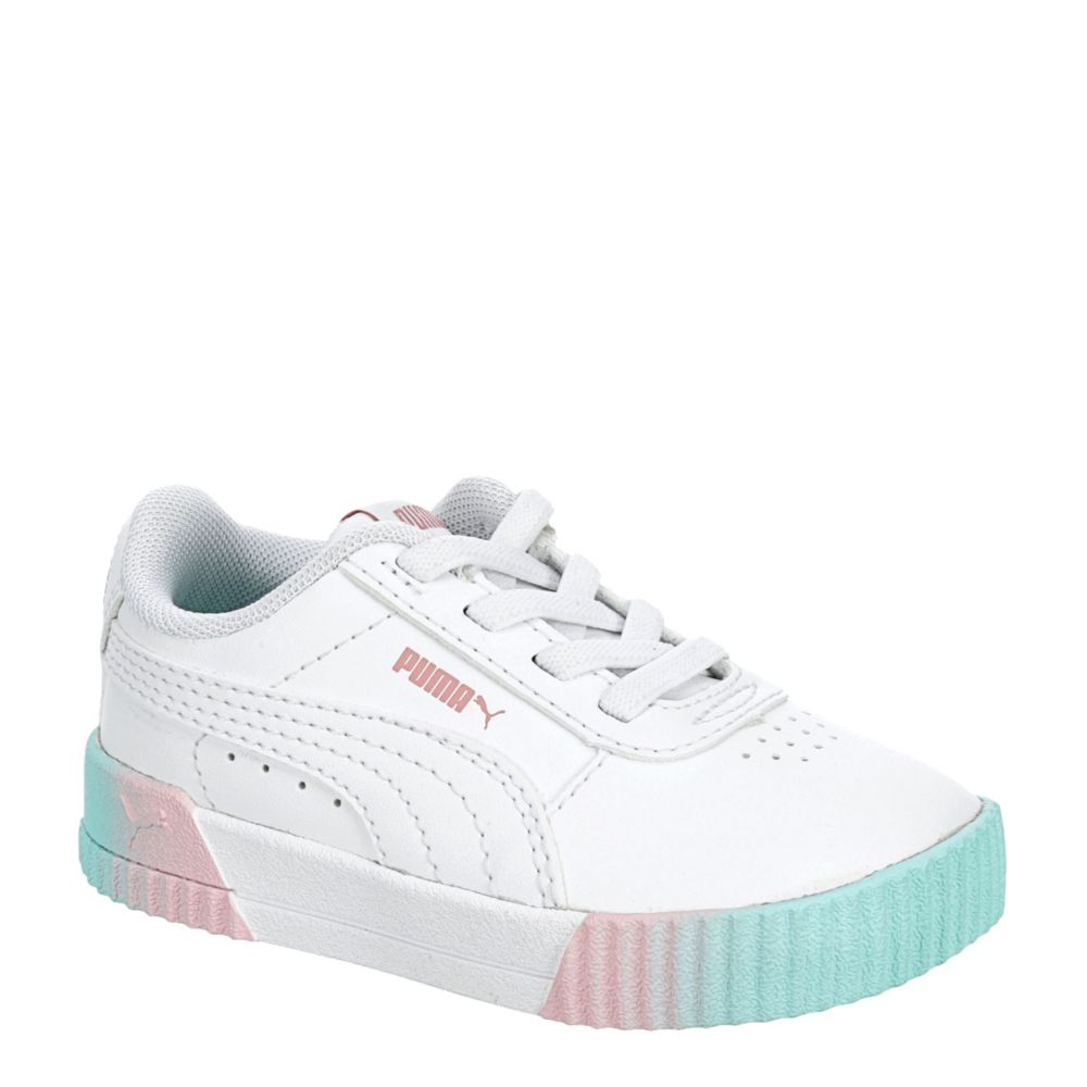 puma girls white shoes