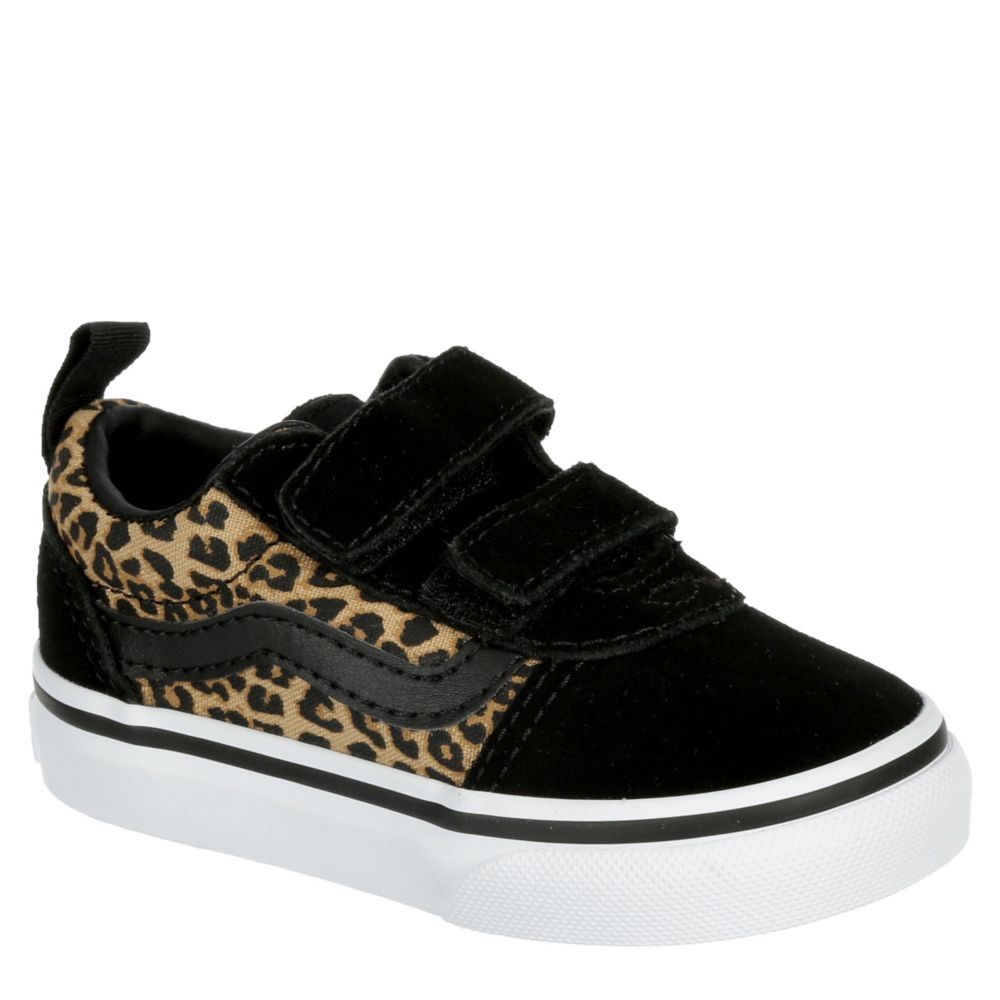 vans for girls black and white