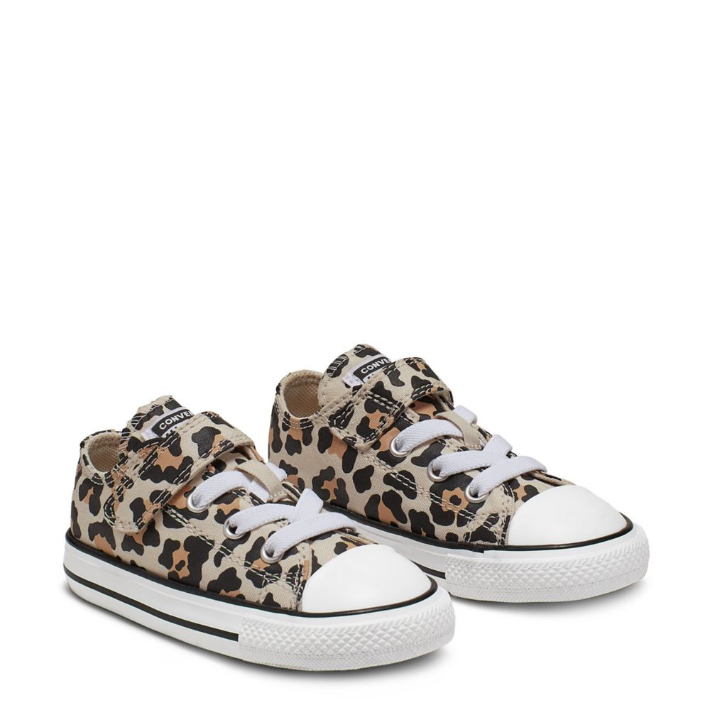 vandtæt onsdag Sæbe Leopard Converse Girls Infant Chuck Taylor All Star Low Sneaker | Infant/ Toddler | Rack Room Shoes