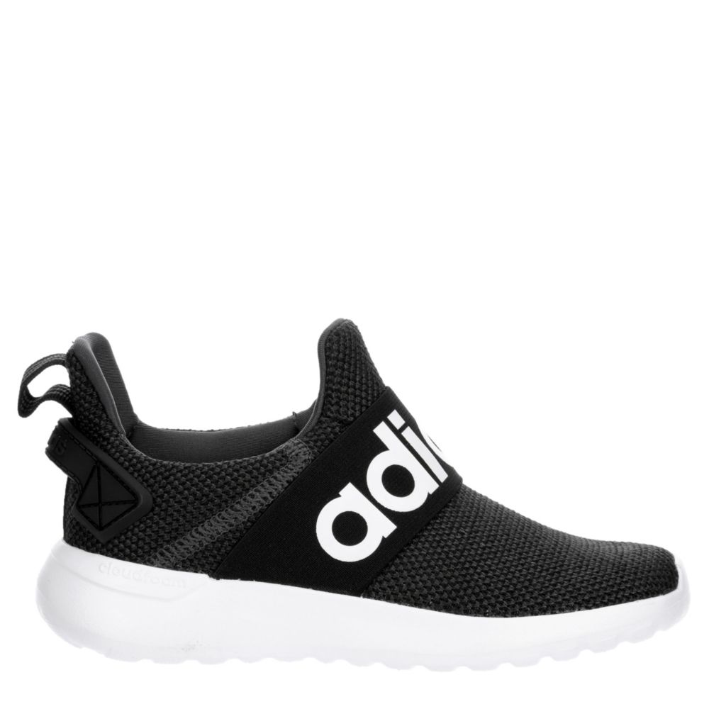 Black Adidas Boys Lite Racer Adapt Slip 