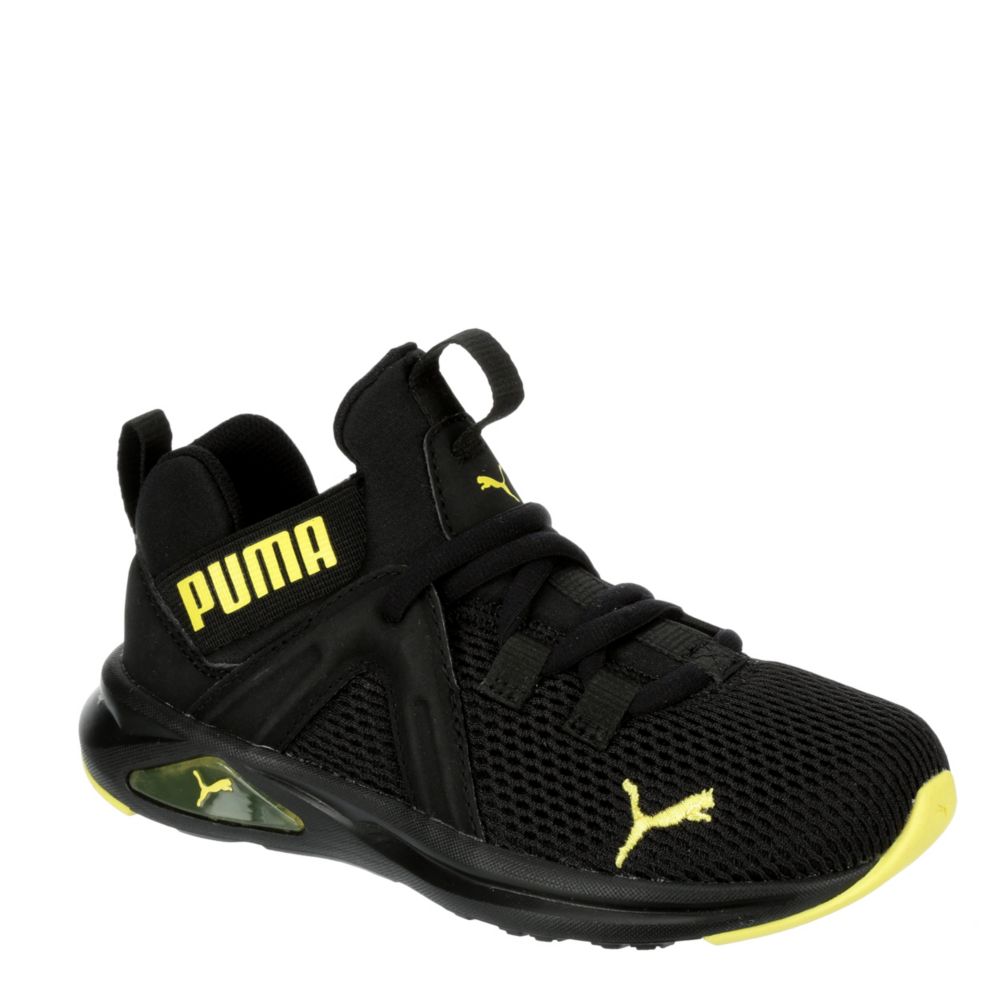boys black puma shoes