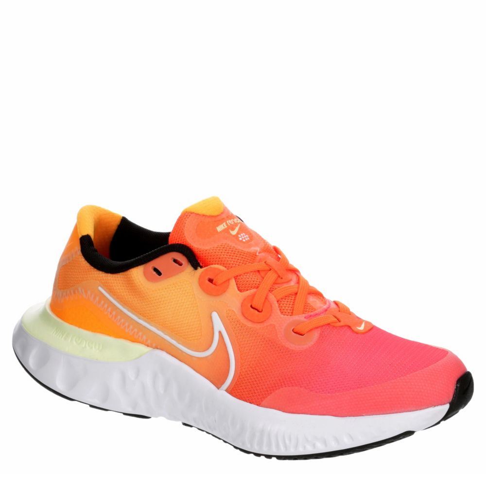 orange tennis shoes
