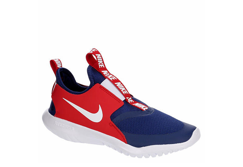 Blue Nike Boys Flex Runner Slip On Sneaker Athletic