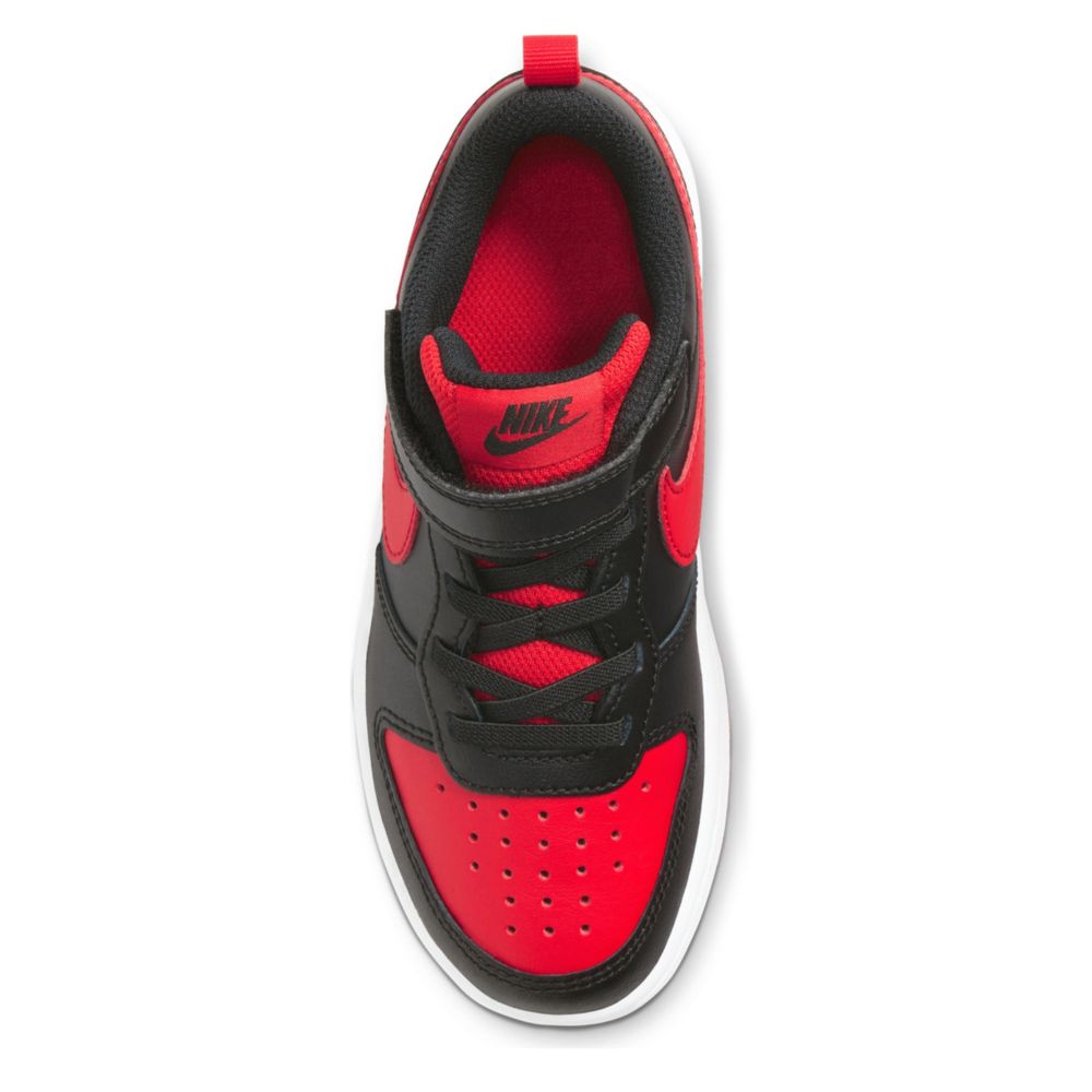 Nike (PS) Court Borough Low 2 Black/University Red-White