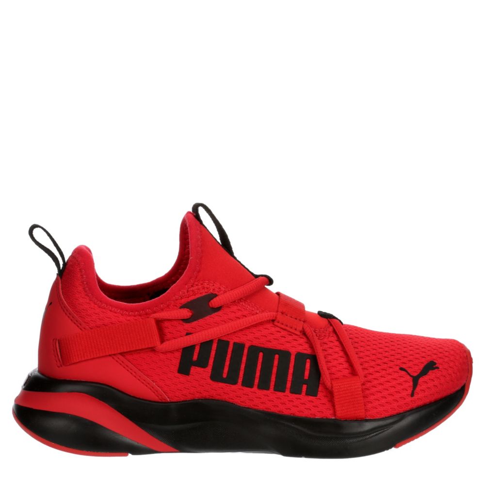 boys red tennis shoes