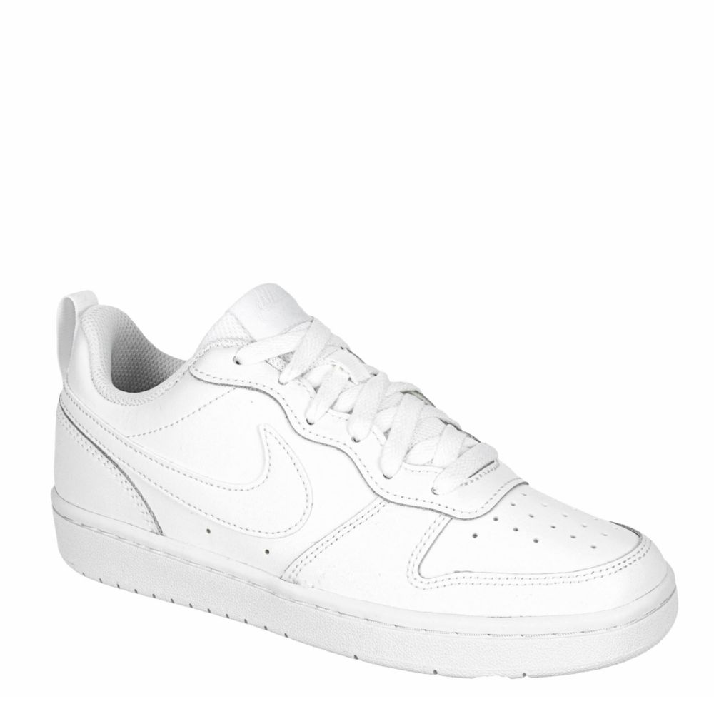 White Nike Boys Court Borough 2 Low Top Sneaker Athletic Rack Room Shoes