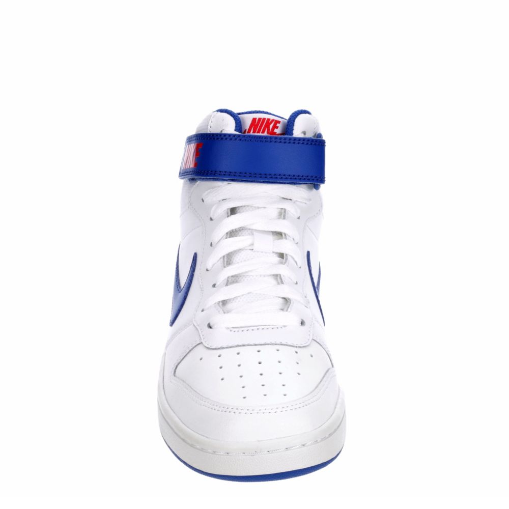 White Nike Boys Court Borough 2 Mid Sneaker Athletic Rack Room Shoes