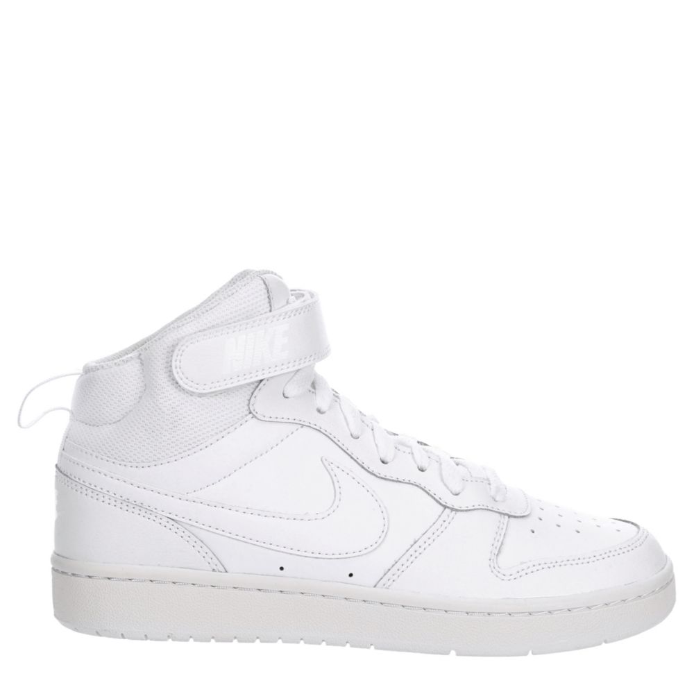 White Nike Boys Court Borough 2 Mid Sneaker Kids Rack Room Shoes