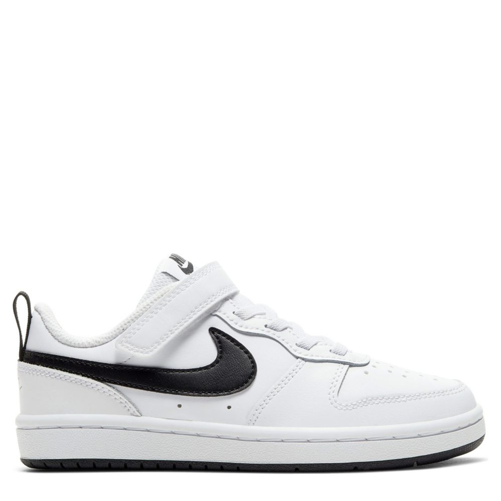 White Nike Boys Court Borough 2 Low Top Sneaker Kids Rack Room Shoes