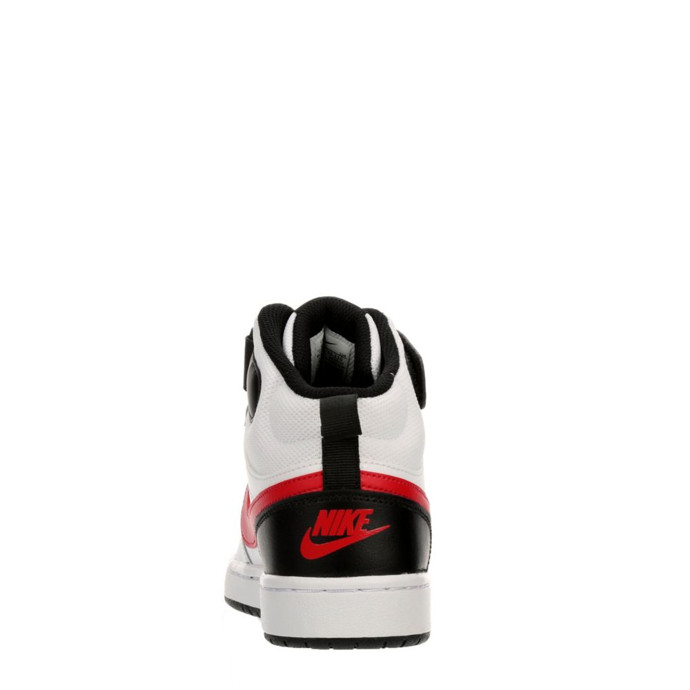 White Nike Boys Court Borough 2 Mid Sneaker Kids Rack Room Shoes