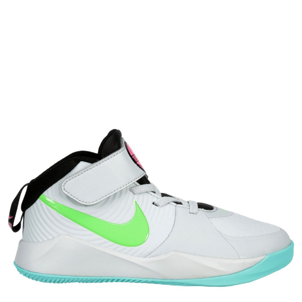 nike white high top basketball shoes