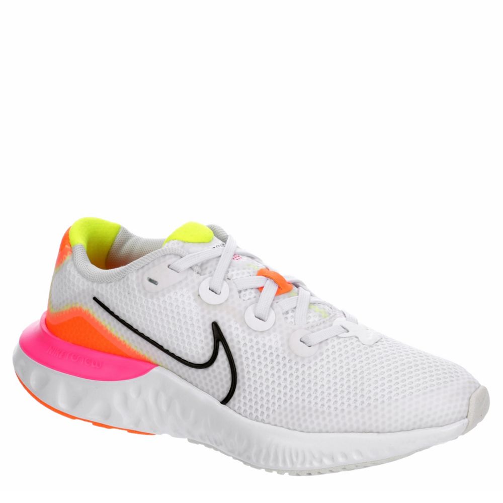 girls all white nikes