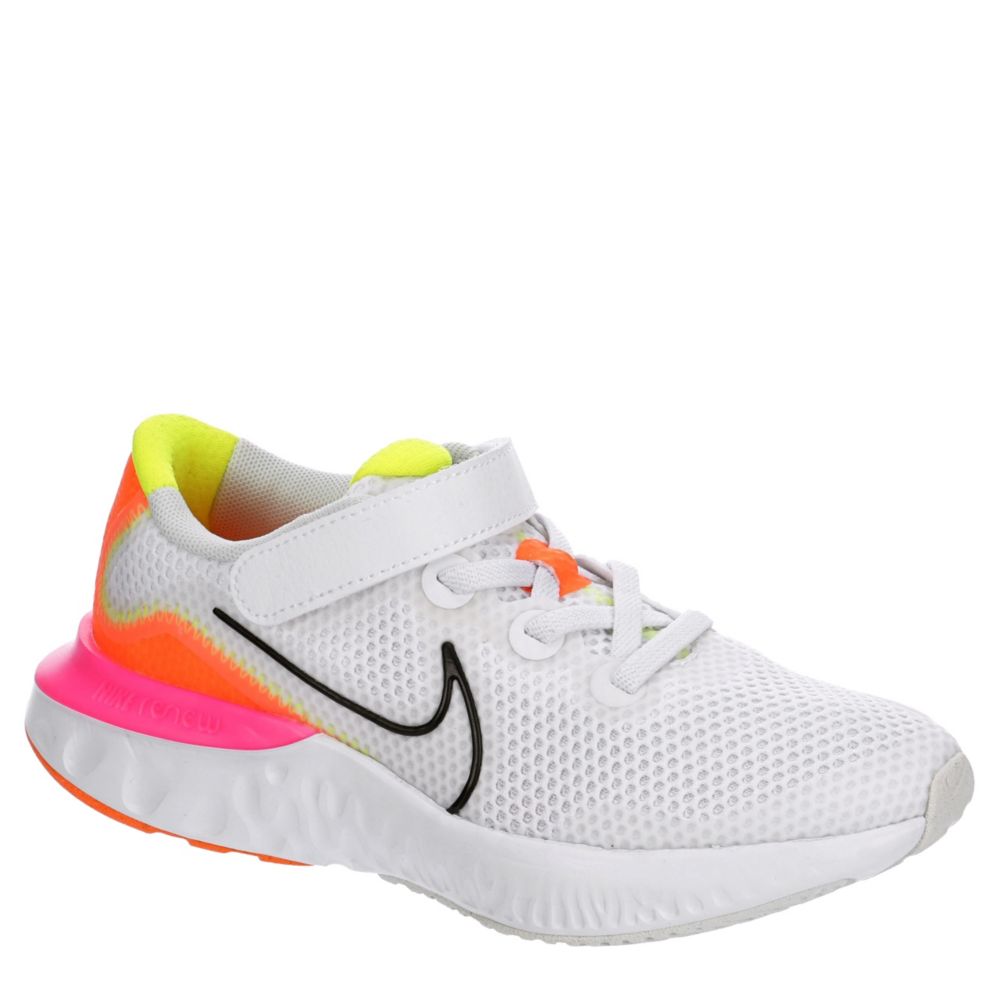 white nike youth shoes