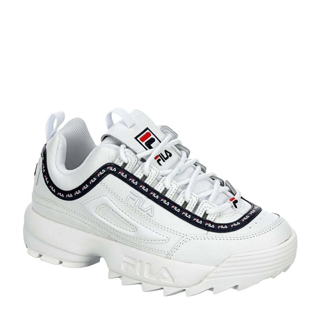 fila girls white shoes