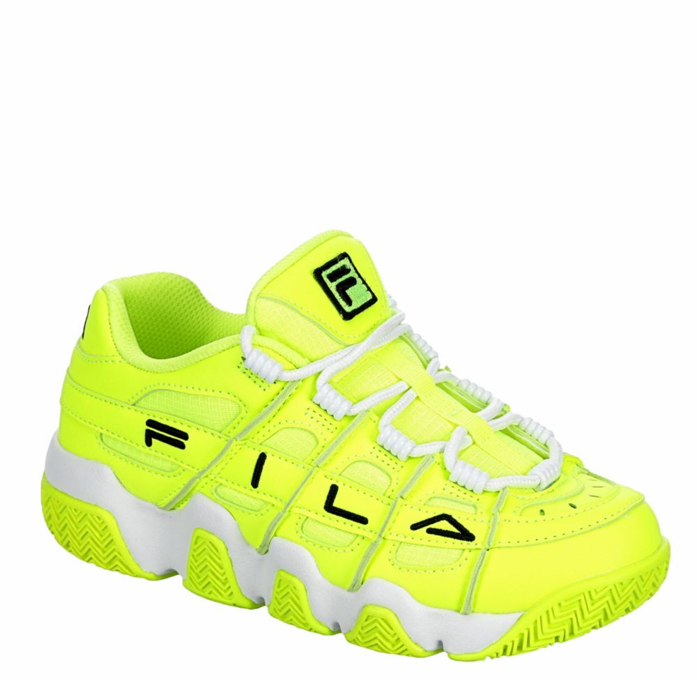 girls yellow tennis shoes