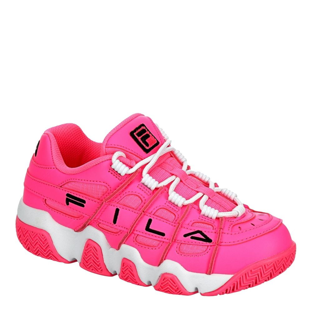 pink fila shoes