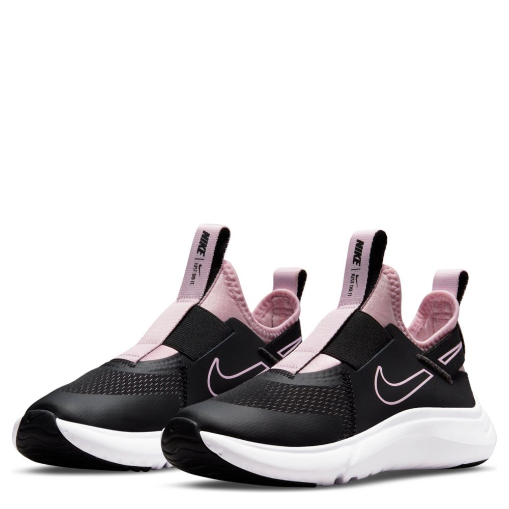 Black Nike Girls Flex Plus Slip On Sneaker Kids Rack Room Shoes