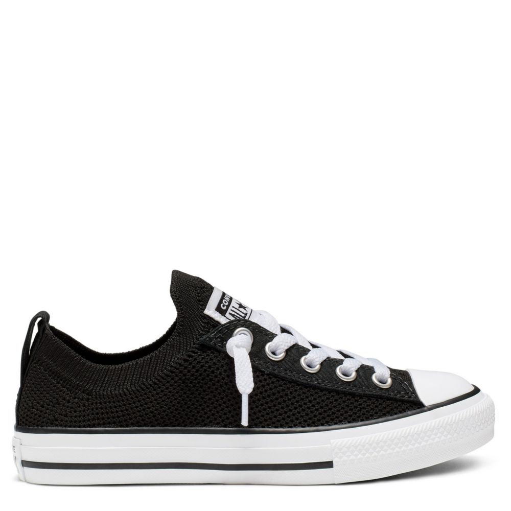 girls black high top converse
