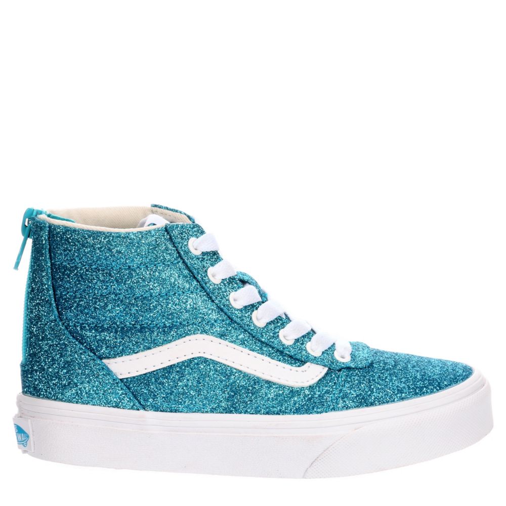 turquoise high top vans