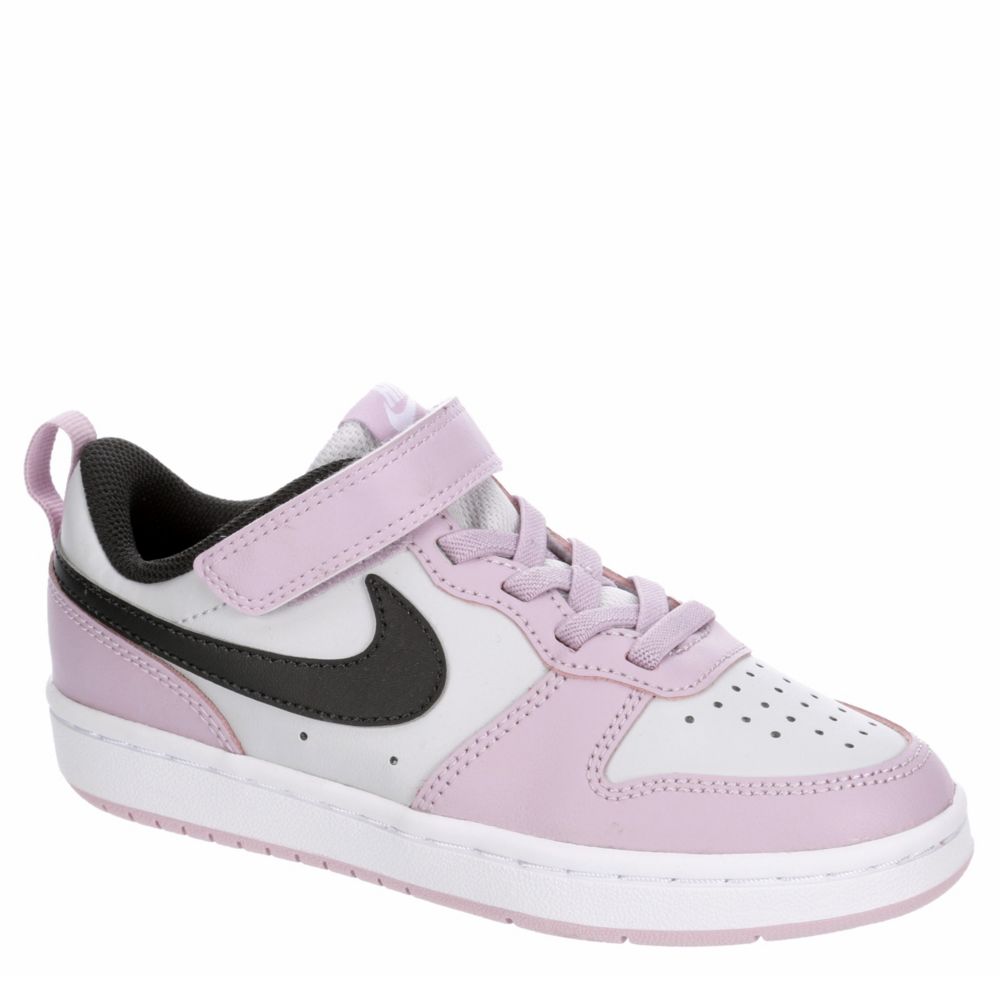 Grey Nike Girls Court Borough 2 Low Top 