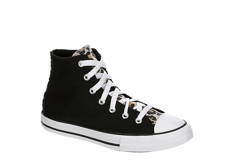 Black Converse Girls Chuck Taylor All Star High Top Sneaker Athletic Rack Room Shoes