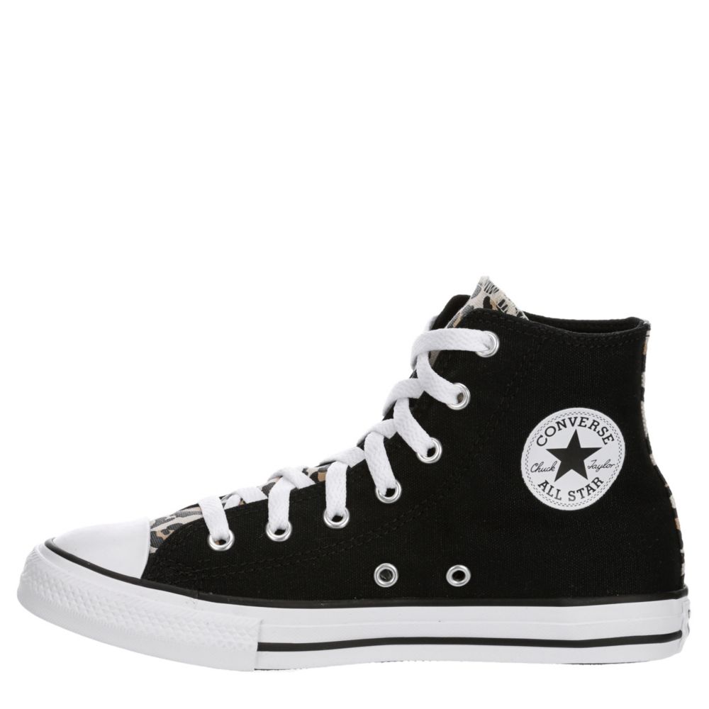 youth converse high tops black