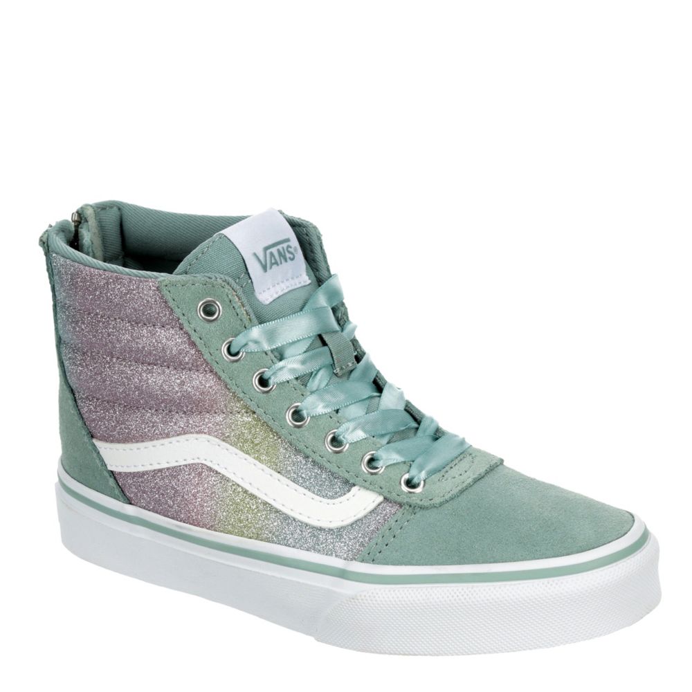 grey and green vans