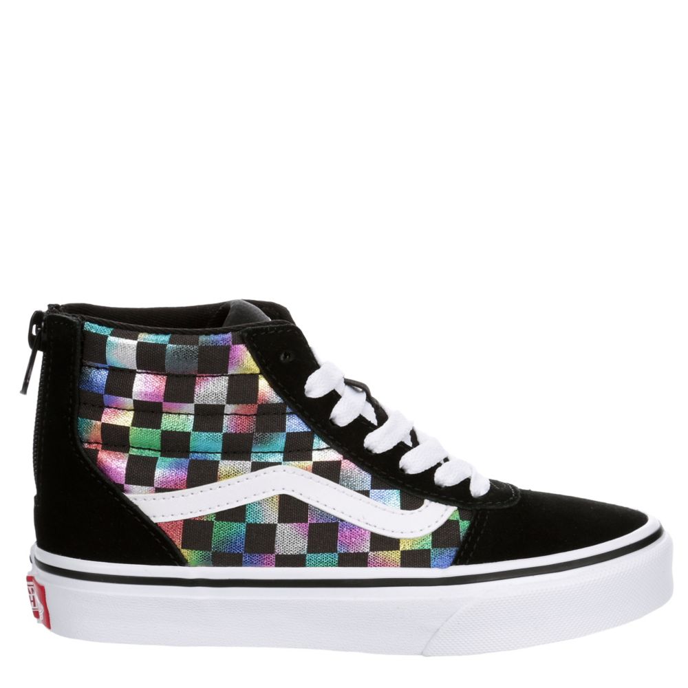 black high top vans girls