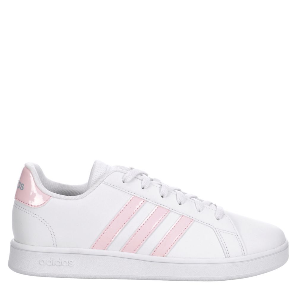 girls pink adidas shoes