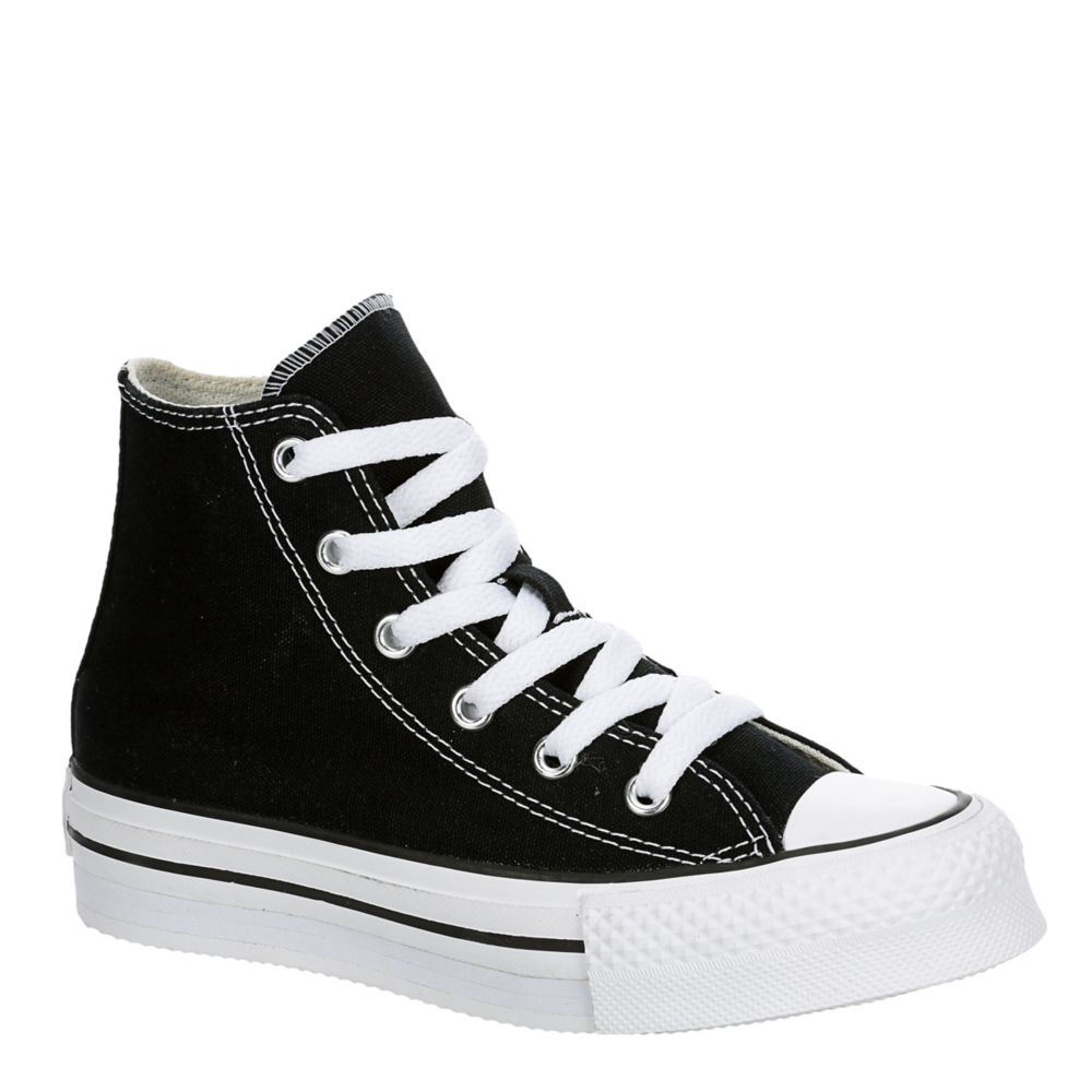 converse white high top platform