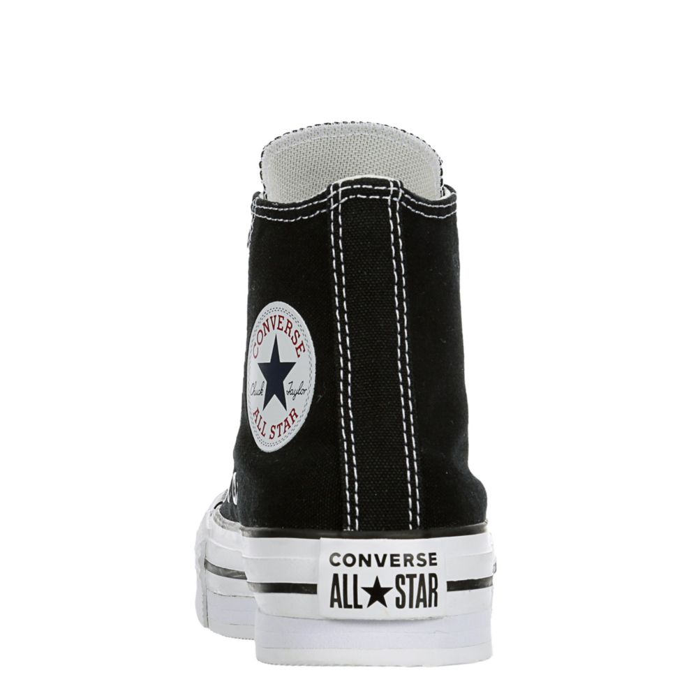Black Converse Girls Chuck Taylor All Star High Top Platform Sneaker Kids Rack Room Shoes