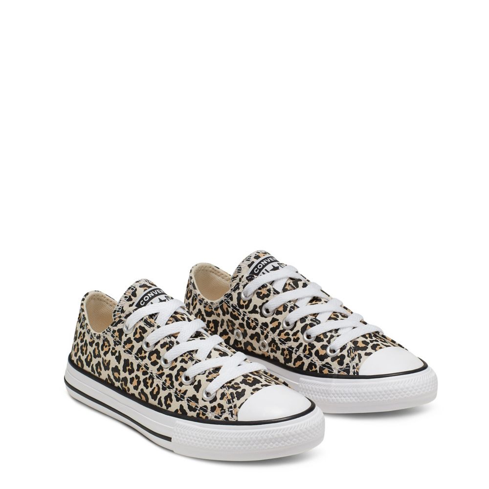 girls leopard converse