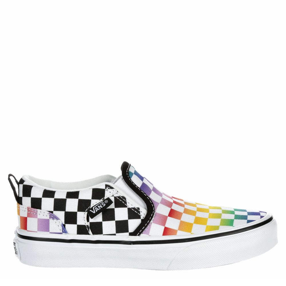 checkered vans for girls