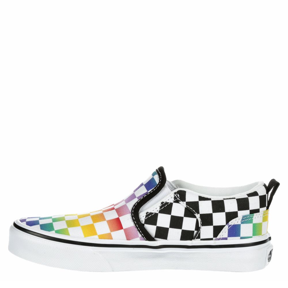 checkerboard vans ladies