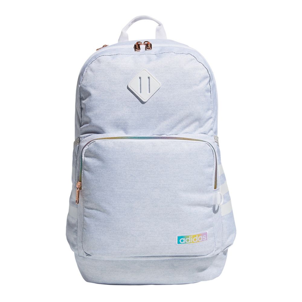 WOMENS JERSEY WHITE RAINBOW CLASSIC 3 STRIPE BACKPACK