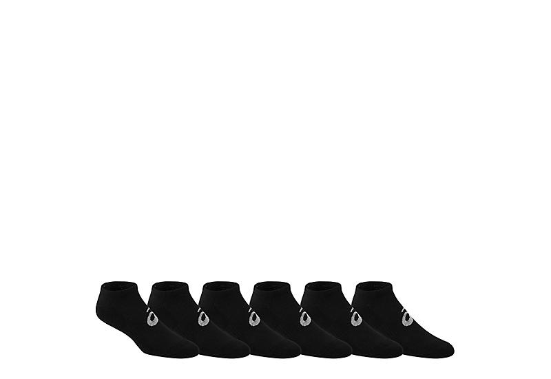 Black Asics Mens Invasion No Show Socks 6 Pairs | Accessories | Rack Room  Shoes