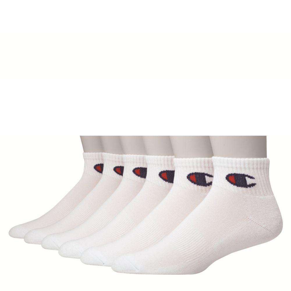 Champion Socks, Ankle, Men's, Shoe Size 6-12 - 6 pairs