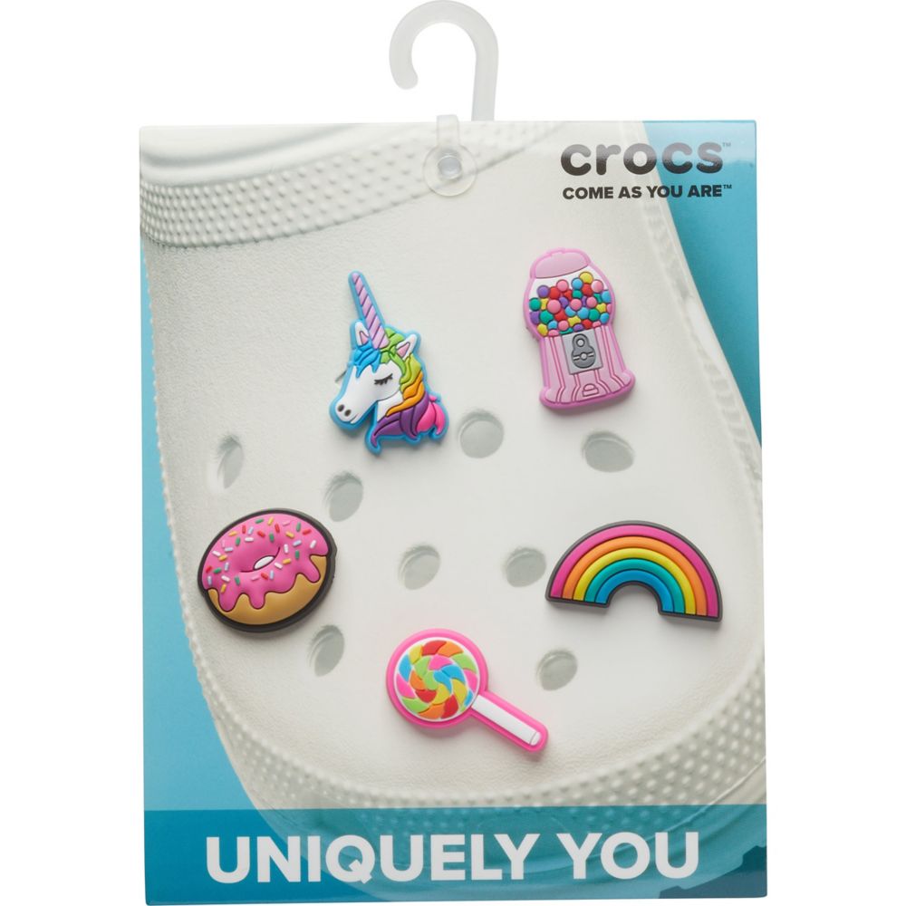Crocs Jibbitz Charms Uniquely You, Fun Erasers 5 Pack NEW