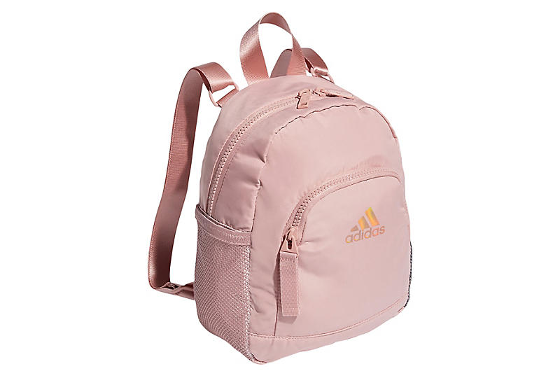 sad eat Pen pal Pink Adidas Womens Linear 3 Mini Backpack | Accessories | Rack Room Shoes