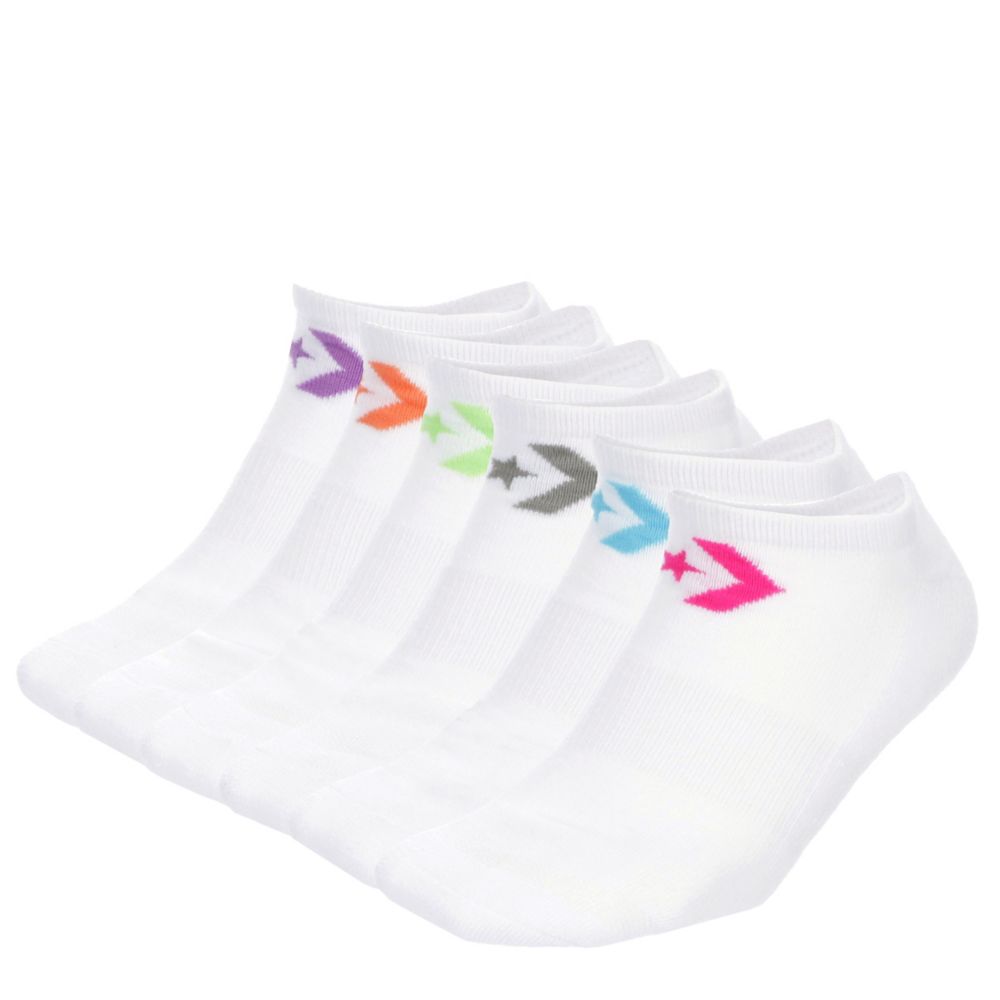 WOMENS NO SHOW SOCKS 6 PAIRS