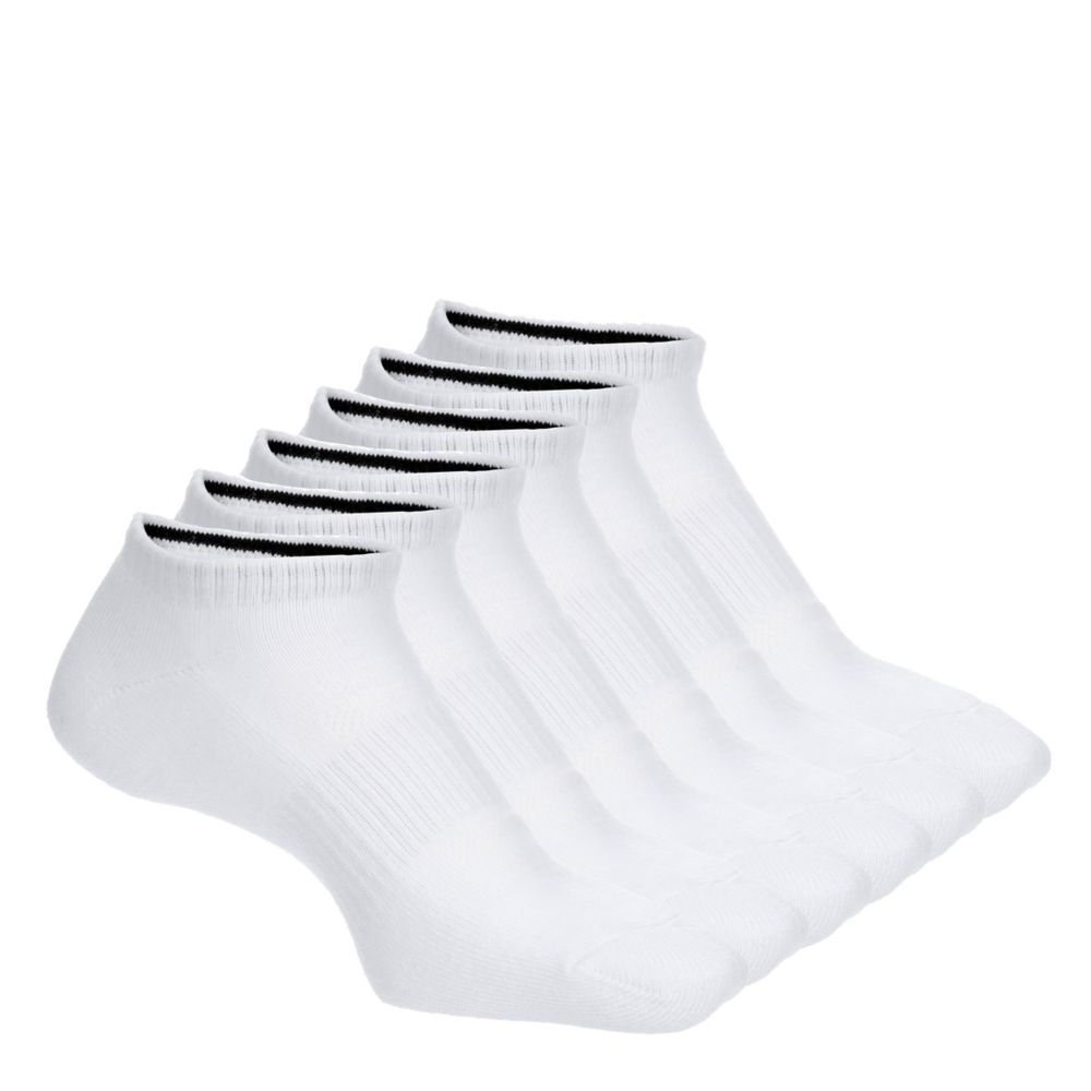 UNISEX LARGE NO SHOW SOCKS 6 PAIRS