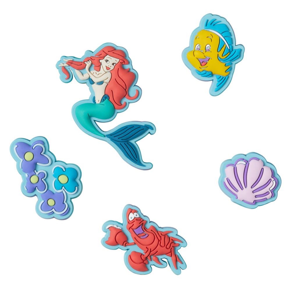 Crocs Unisex 5 Pack Disney Little Mermaid Jibbitz - Assorted