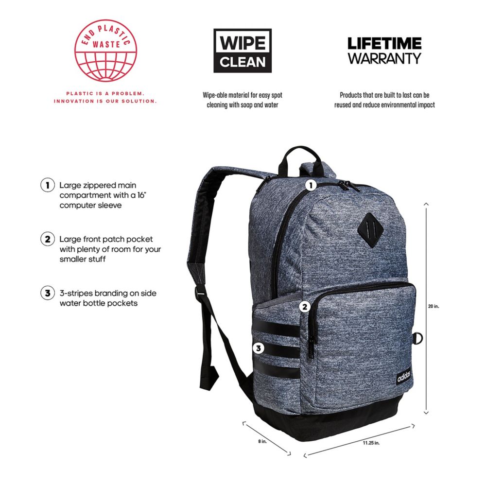 UNISEX CLASSIC 3S 4 BACKPACK GREY