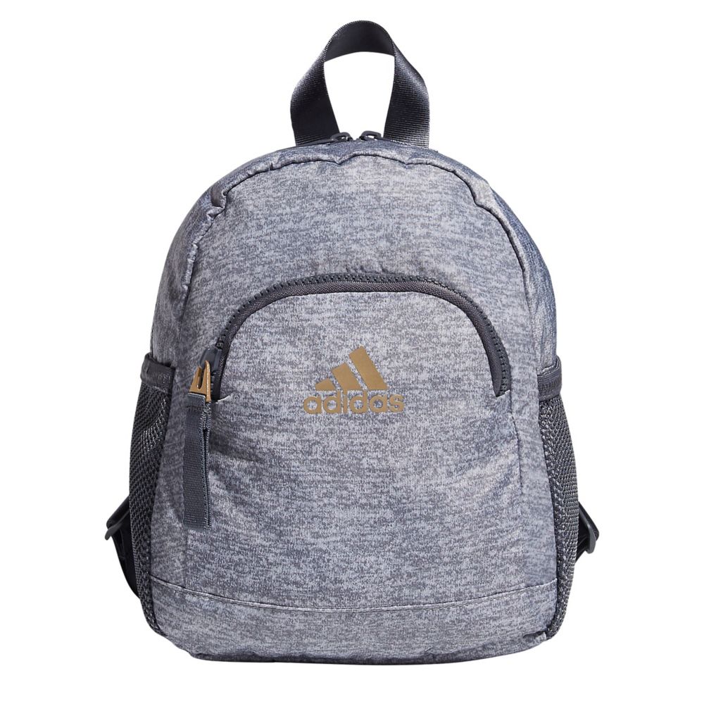 Grey Adidas Unisex Linear 3 Mini Backpack | Lifestyle Backpacks | Rack Room  Shoes